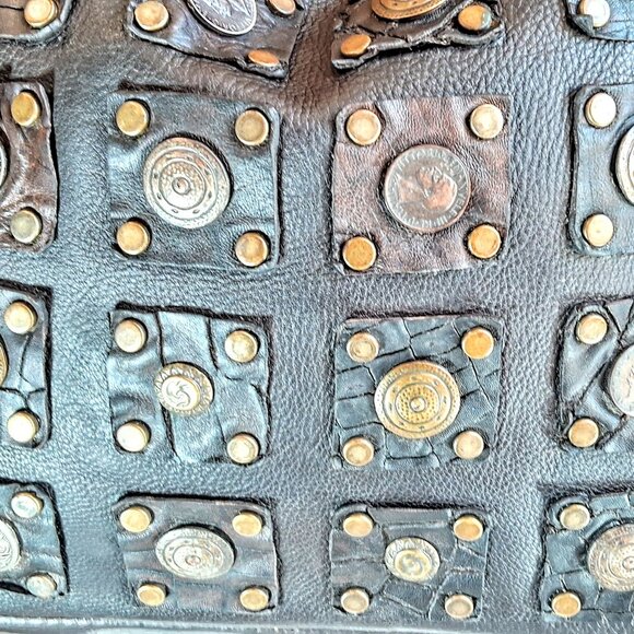 Caterina Lucci Vintage brown leather bag - Picture 4 of 14